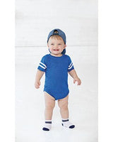 RADYAN® Infant Football Classic Crew Neck Short Sleeve Bodysuit