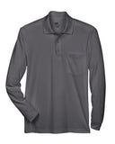 CORE® Adult Pinnacle Performance Long-Sleeve Piqué Polo with Pocket