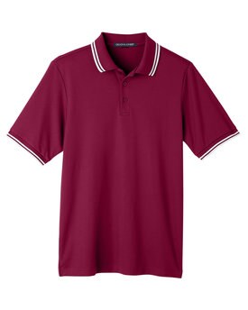 Devon & Jones® Men's Plaited Tipped Polo