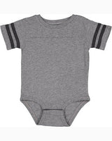 RADYAN® Infant Football Classic Crew Neck Short Sleeve Bodysuit