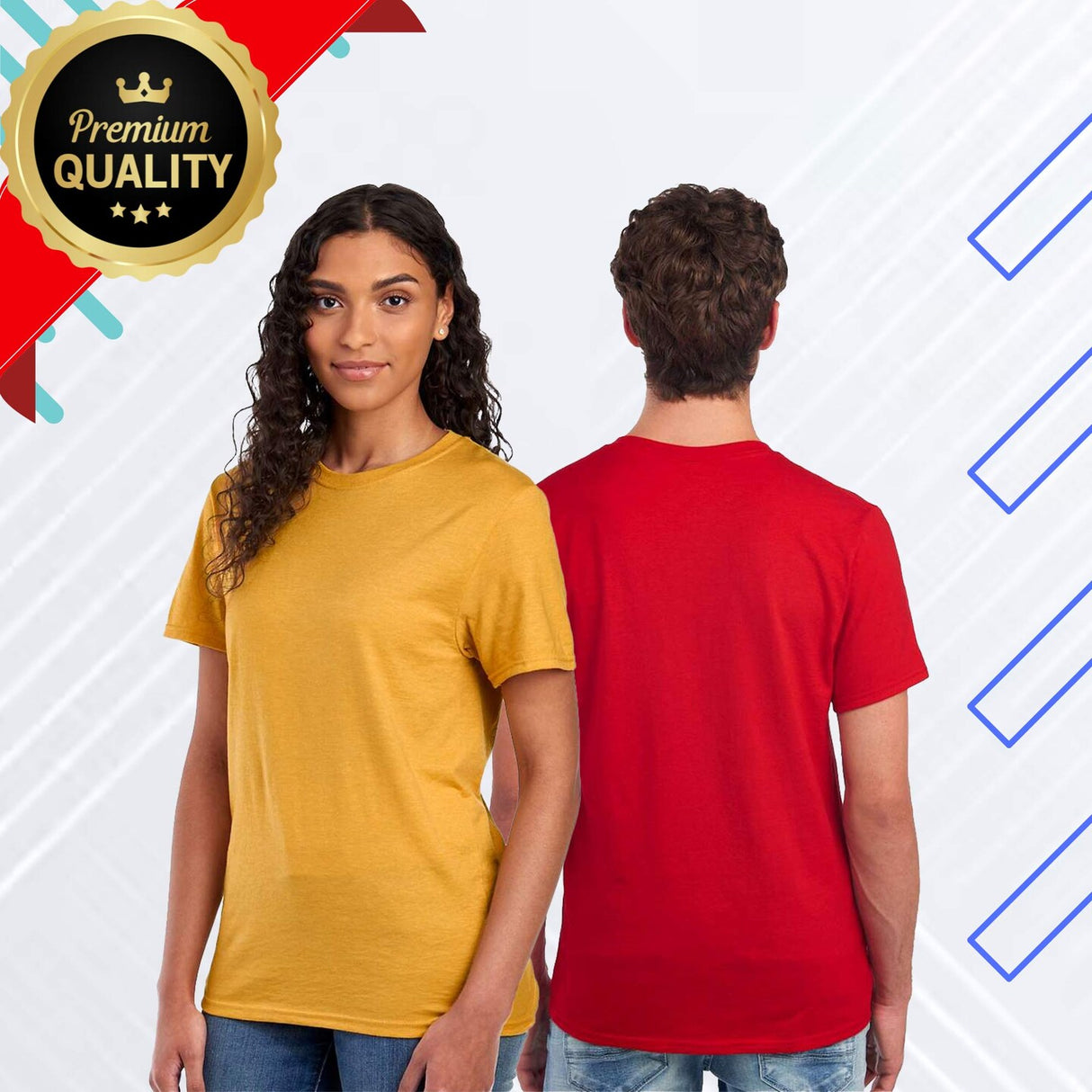 JERZEES® Premium Blend Ring-Spun Cotton-Polyester Crewneck T-Shirt