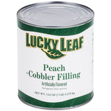 Lucky Leaf #10 Can Peach Cobbler Filling - 6/Case