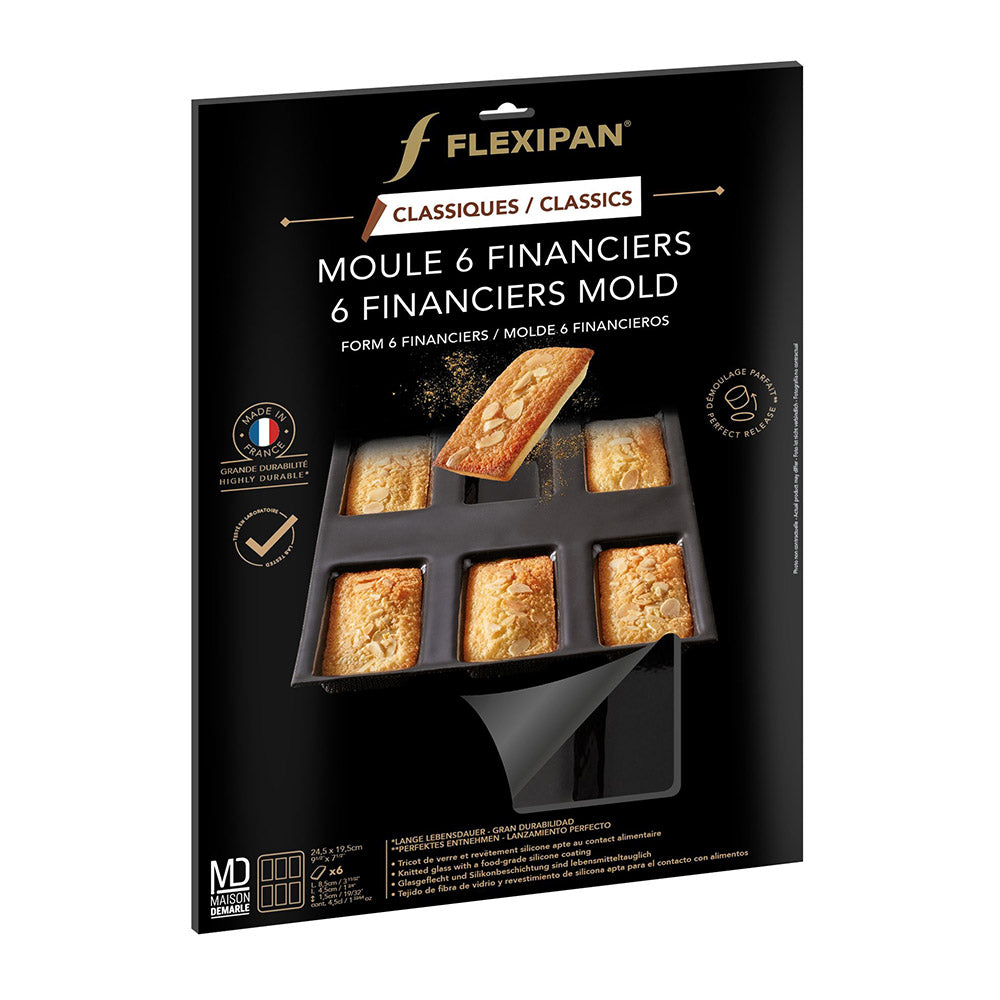 Demarle Flexipan Origine Financiers, 6 Cavities