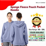 BELLA + CANVAS® Sponge Fleece Pouch Pocket Hoodie