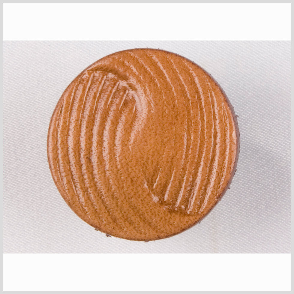 Natural Leather Button - 32L/20mm