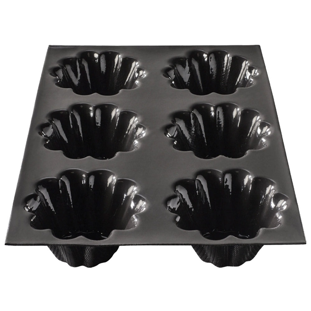 Demarle Flexipan Briochettes Mold, 6 Cavities