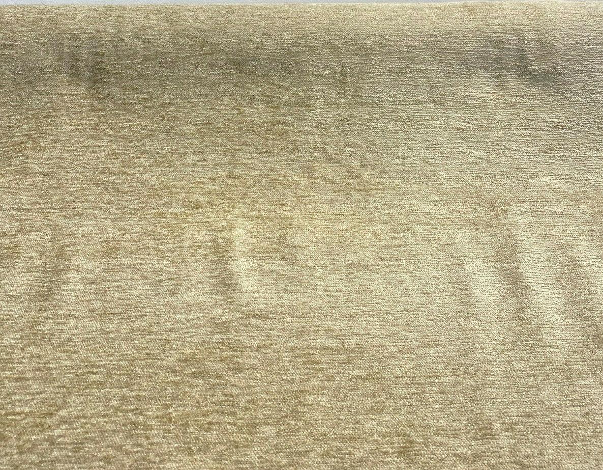 Soft Chenille Cuddle Acrylic Fabric - Cafe Sand, Railroaded, 54" Width (By The Yard)