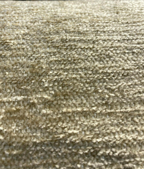 Soft Chenille Cuddle Acrylic Fabric - Cafe Sand, Railroaded, 54" Width (By The Yard)