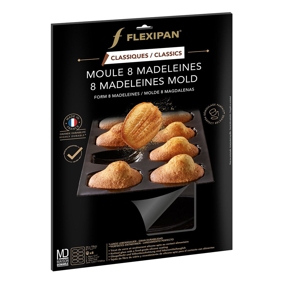 Demarle Flexipan Madeleine Mold, 8 Cavities