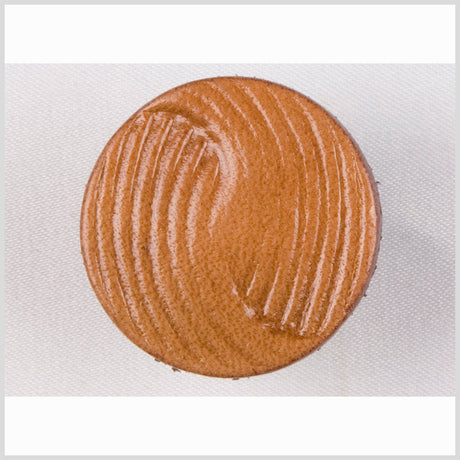 Natural Leather Button - 40L/25.5mm