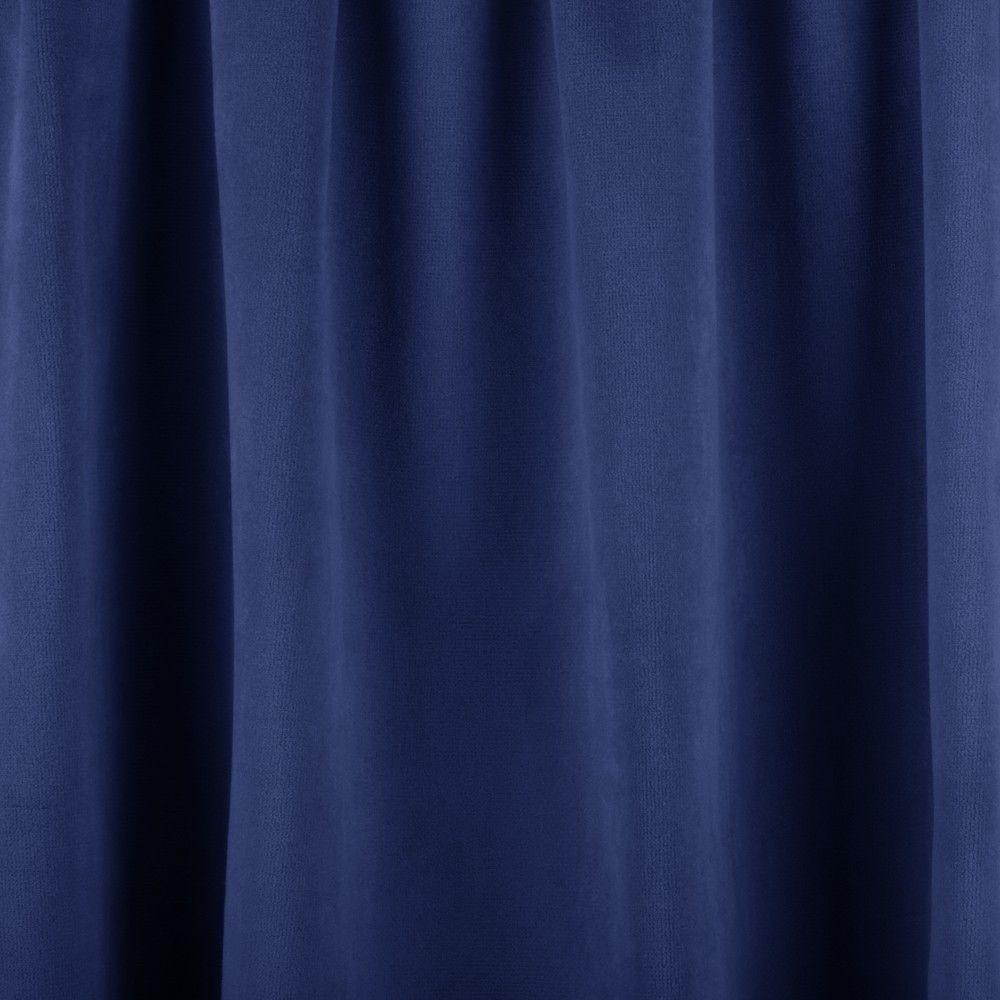 Bermuda Blue Velvet Fabric - Drapery Upholstery, 54" Width, 25 Oz Per Linear Yard (1 Yard)
