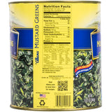 Chopped Mustard Greens - #10 Can - 6/Case