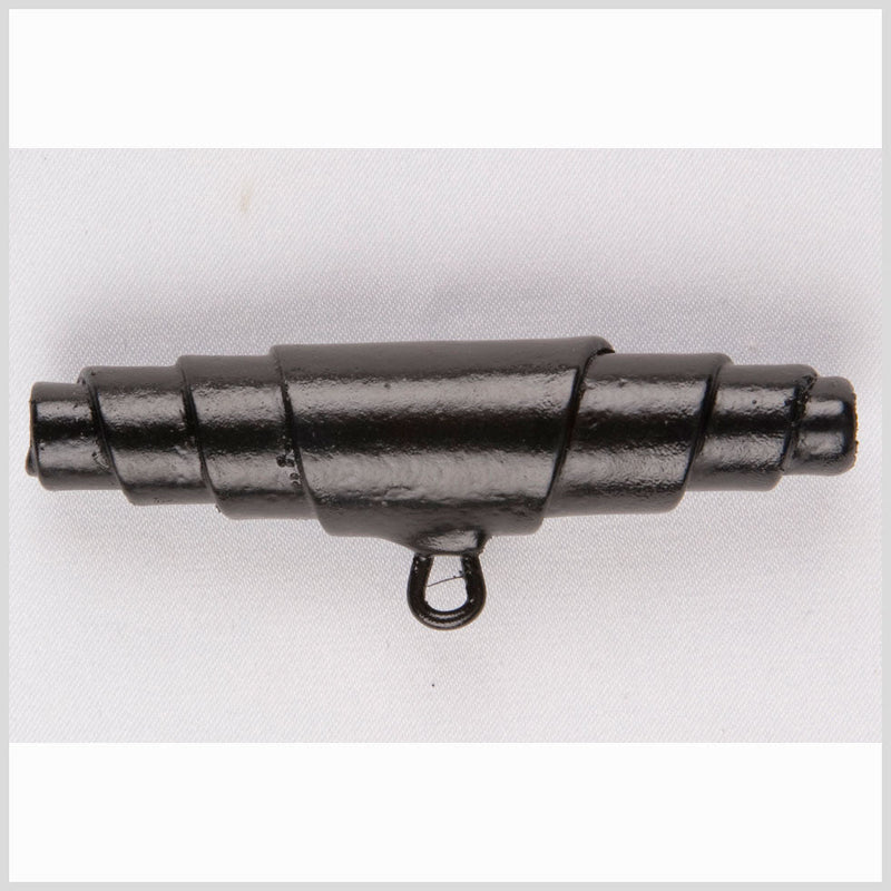 Black Wrapped Leather Toggle - 98L/63mm