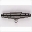 Black Wrapped Leather Toggle - 98L/63mm