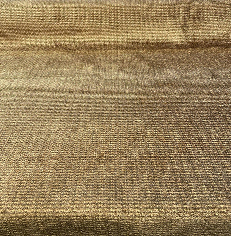 Omega Cocoa Soft Chenille Upholstery Fabric - Golden Brown, Multi Chenille Plain, 56" Width (1 Yard)