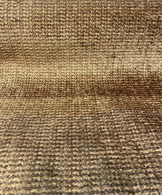 Omega Cocoa Soft Chenille Upholstery Fabric - Golden Brown, Multi Chenille Plain, 56" Width (1 Yard)
