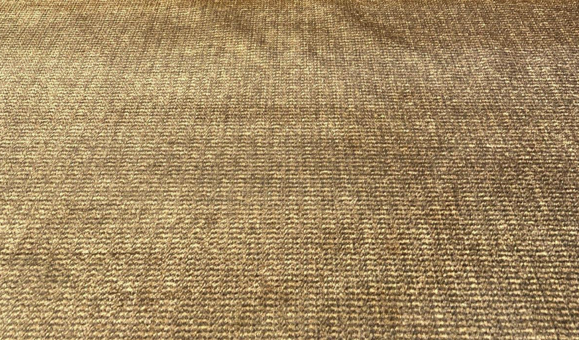 Omega Cocoa Soft Chenille Upholstery Fabric - Golden Brown, Multi Chenille Plain, 56" Width (1 Yard)