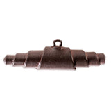 Antique Wrapped Leather Toggle - 98L/63mm