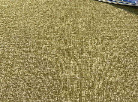 Flash Citron Green Chenille Soft Upholstery Fabric - Citron Green Textured Chenille, 58" Width (1 Yard)