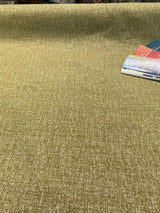 Flash Citron Green Chenille Soft Upholstery Fabric - Citron Green Textured Chenille, 58" Width (1 Yard)