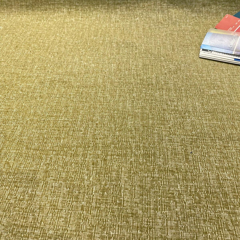 Flash Citron Green Chenille Soft Upholstery Fabric - Citron Green Textured Chenille, 58" Width (1 Yard)
