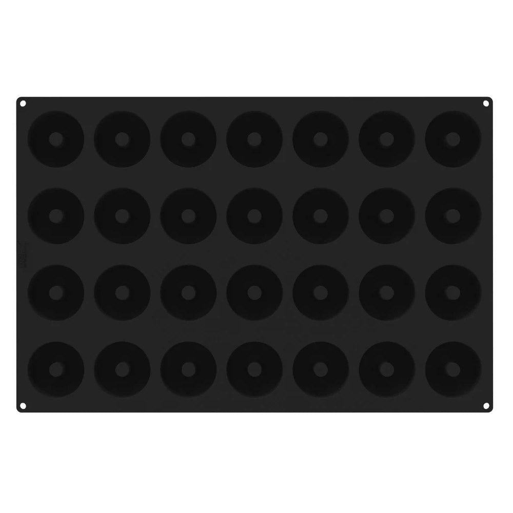 Silikomart DONUTS Silicone Mold, 28 Cavities
