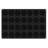 Silikomart DONUTS Silicone Mold, 28 Cavities