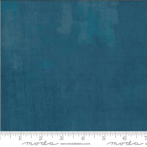 Cotton Fat Quarter Blue Blueberry Buckle Grunge Basics 18 x 22