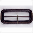 2.5" Black Leather Buckle