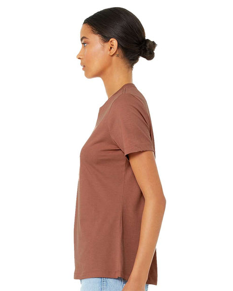 Image 1: Bella Canvas Women's Relaxed Crewneck Jersey TeeImage 2: Women's relaxed fit jersey crewneck shirtImage 3: Soft fabric casual women's t-shirtImage 4: Premium Bella Canvas ladies apparelImage 5: Blank crewneck tee for custom printingImage 6: Comfortable everyday women's jersey shirt