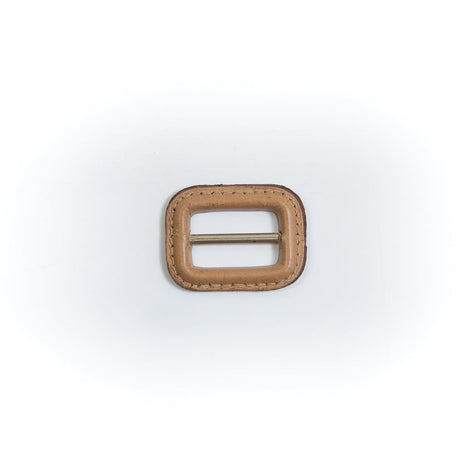 Natural Leather Buckle - 1.5" x 1.125"