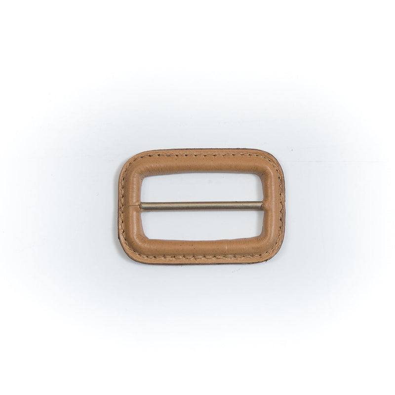 Natural Leather Buckle - 2.125" x 1.5"