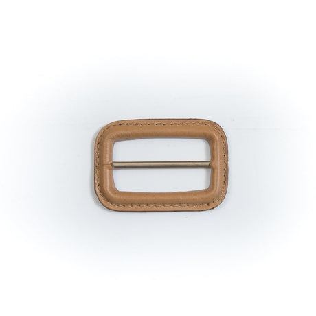 Natural Leather Buckle - 2.125" x 1.5"