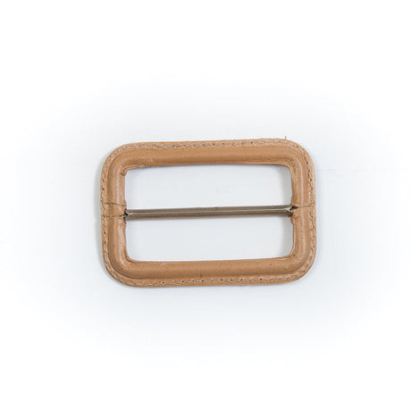 Natural Leather Buckle - 2.625" x 1.75"