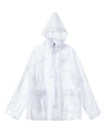 Clear Hooded Rain Jacket