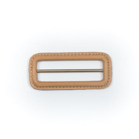 Natural Leather Buckle - 3" x 1.375"