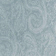 Tallulah Blue Slate Paisley Turbo Jacquard Polyester Fabric - Blue Slate Paisley Damask, 55" Width (1 Yard)