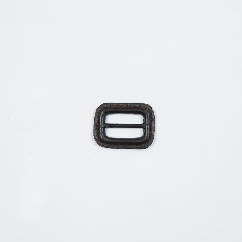 Antique Brown Leather Buckle - 1.25" x 1"