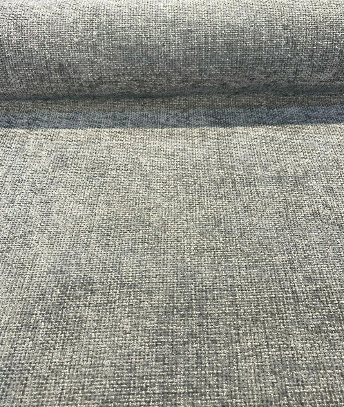 Mont Clair Earl Gray Soft Tweed Chenille Upholstery Fabric - Earl Gray, 56" Width (1 Yard)