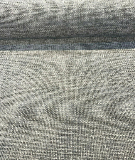 Mont Clair Earl Gray Soft Tweed Chenille Upholstery Fabric - Earl Gray, 56" Width (1 Yard)