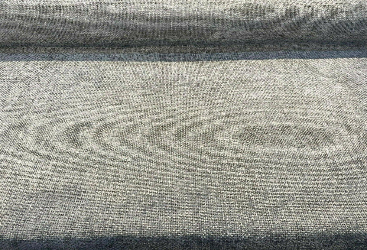 Mont Clair Earl Gray Soft Tweed Chenille Upholstery Fabric - Earl Gray, 56" Width (1 Yard)