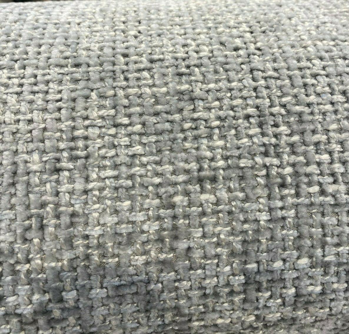 Mont Clair Earl Gray Soft Tweed Chenille Upholstery Fabric - Earl Gray, 56" Width (1 Yard)