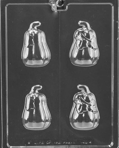 3D Small Pumpkin Chocolate Mold - LPT043