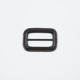 Antique Brown Leather Buckle - 2.125" x 1.5"