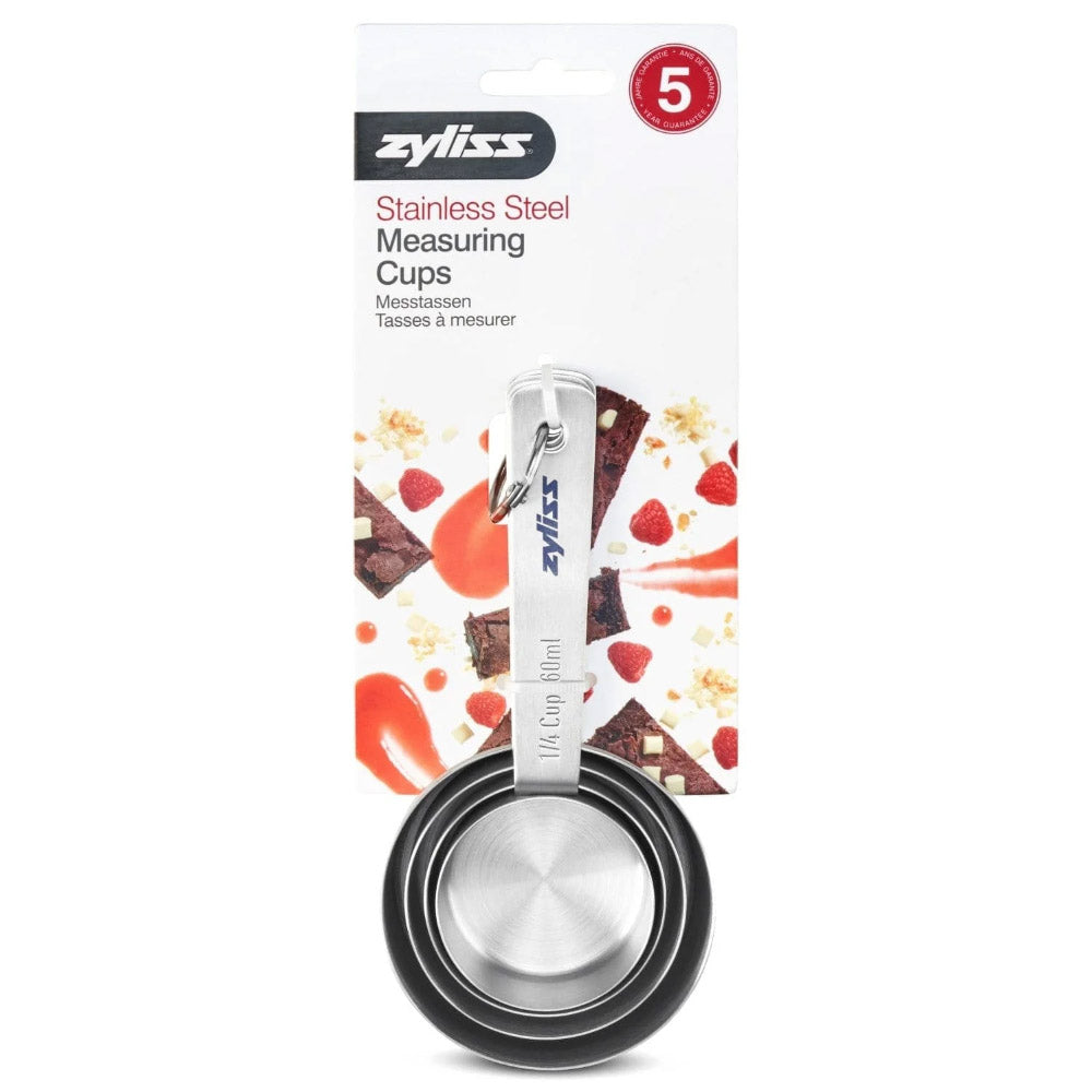 Zyliss Stainless Steel Measuring Cups, Set of 4