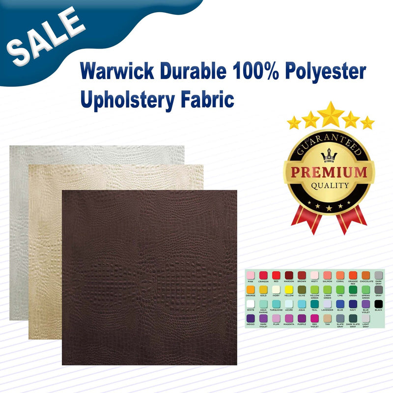 1 Yard Warwick Durable 100% Polyester Upholstery Fabric