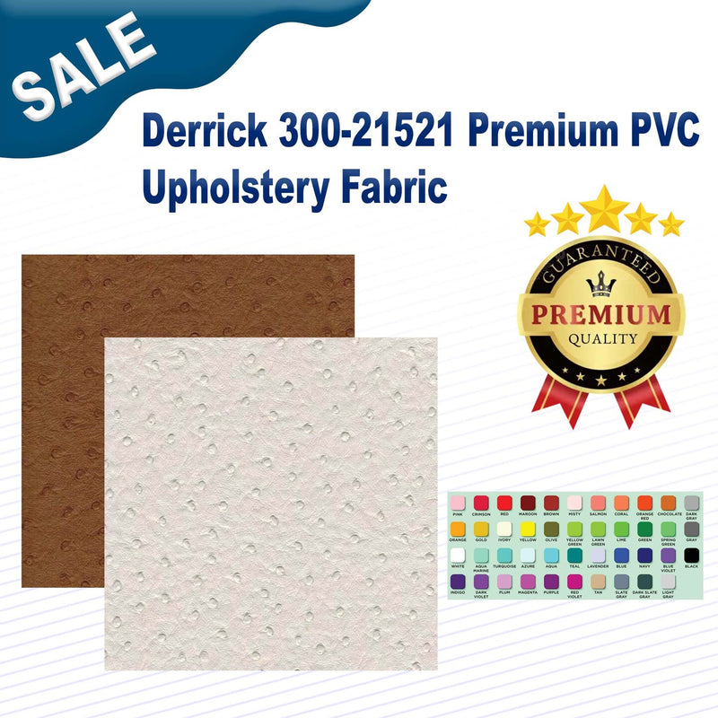 1 Yard Derrick 300-21521 Premium PVC Upholstery Fabric