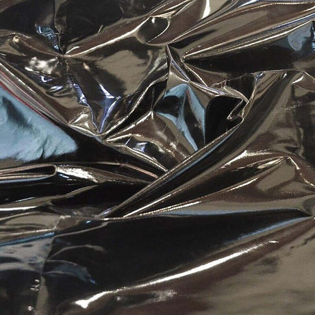 Wet Seal Stretch Vinyl Wet Look Shiny Stretchy Fabric 54" Wide