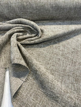 Mont Clair Chenille Upholstery Fabric - Beige Clay Taupe Tweed, 56" Width (1 Yard)