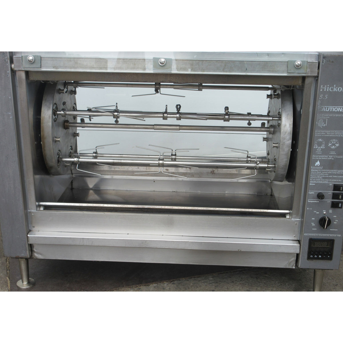 Hickory N/5.5 E Rotisserie 5 Spit, Electric, Used Excellent Condition